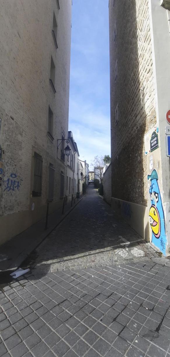 Studio Paris 13 Quartier Butte-Aux-Cailles Buitenkant foto