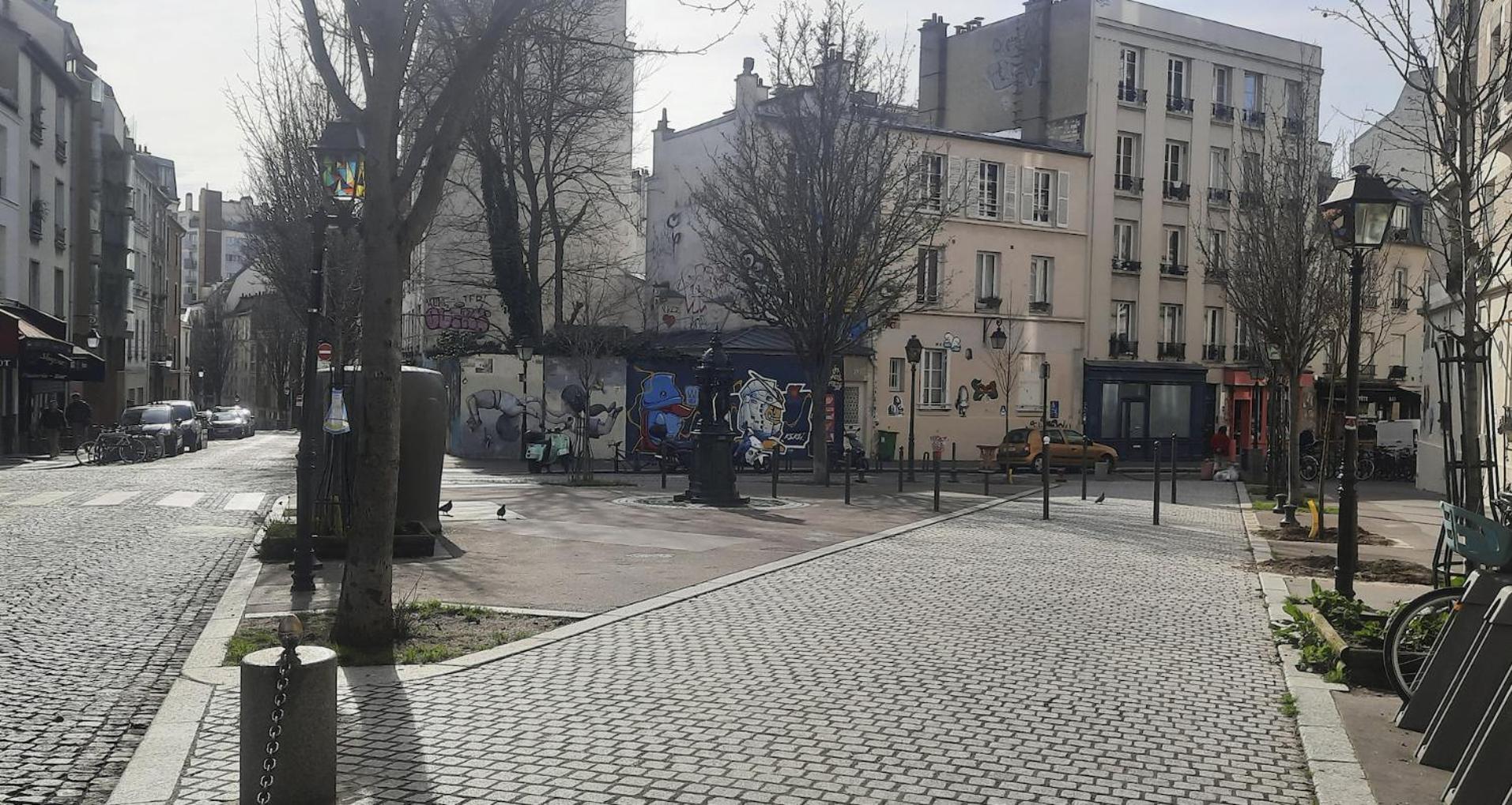 Studio Paris 13 Quartier Butte-Aux-Cailles Buitenkant foto