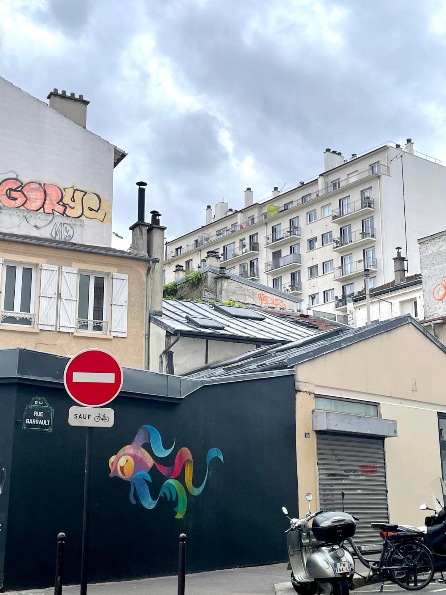 Studio Paris 13 Quartier Butte-Aux-Cailles Buitenkant foto
